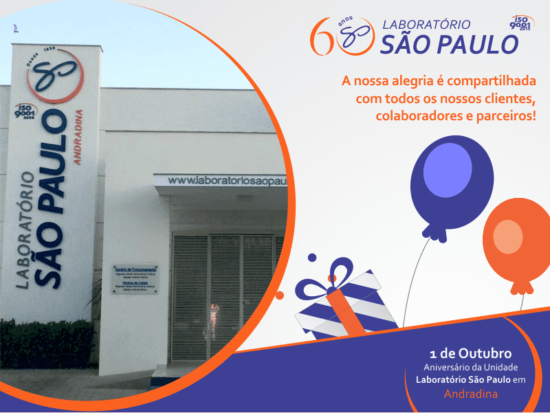 Aniversário da Unidade do Laboratório São Paulo em Andradina - Laboratório São Paulo