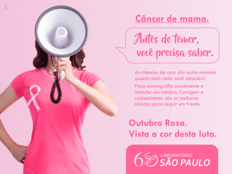 Outubro Rosa - Laboratório São Paulo